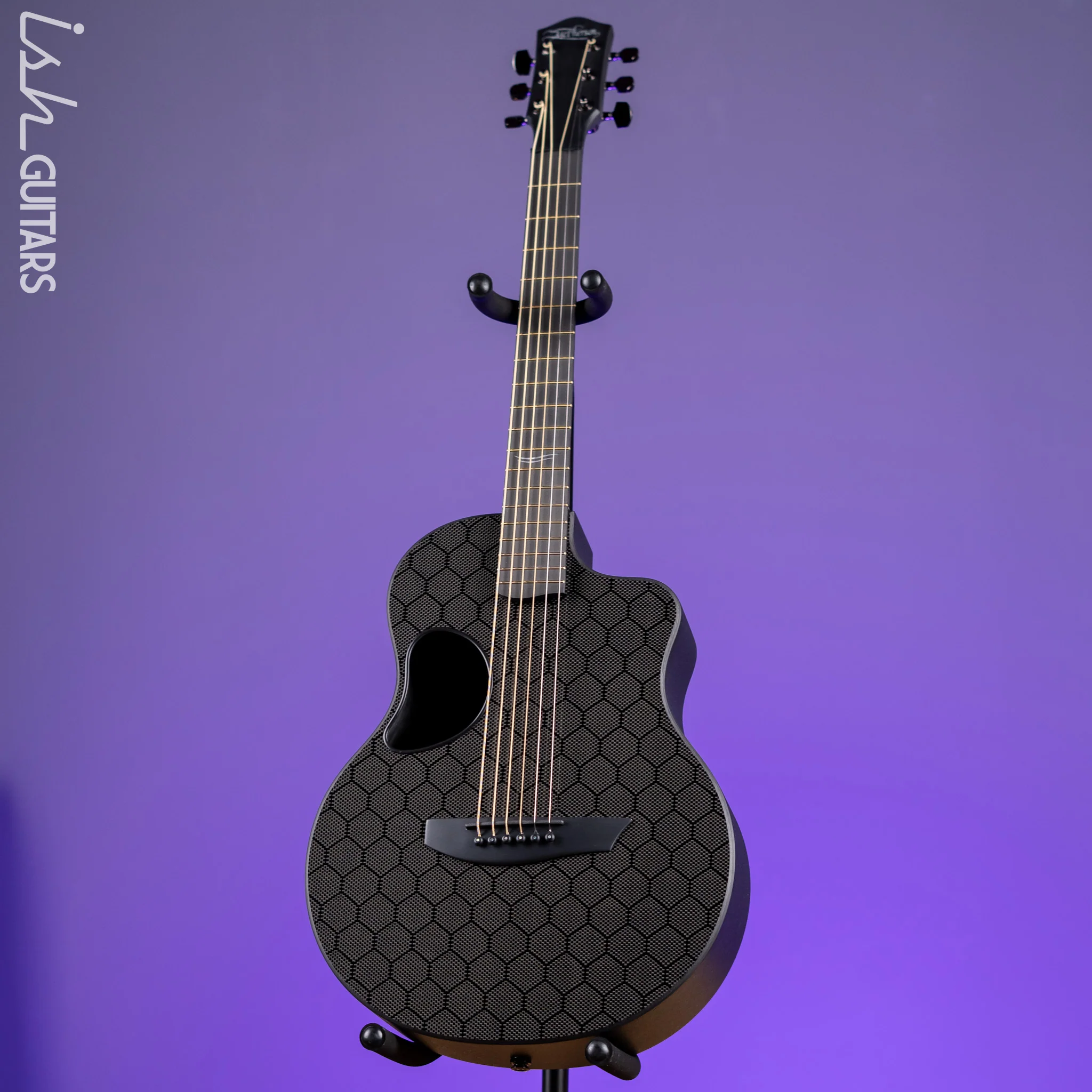 McPherson Touring Carbon Fiber Acoustic-Electric Guitar Honeycomb Top Black Hardware - Image 2