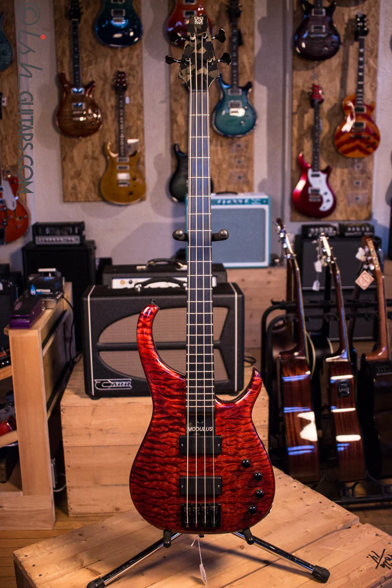 Modulus Quantum 4 String Quilted Maple Top Amazing Condition - Image 2