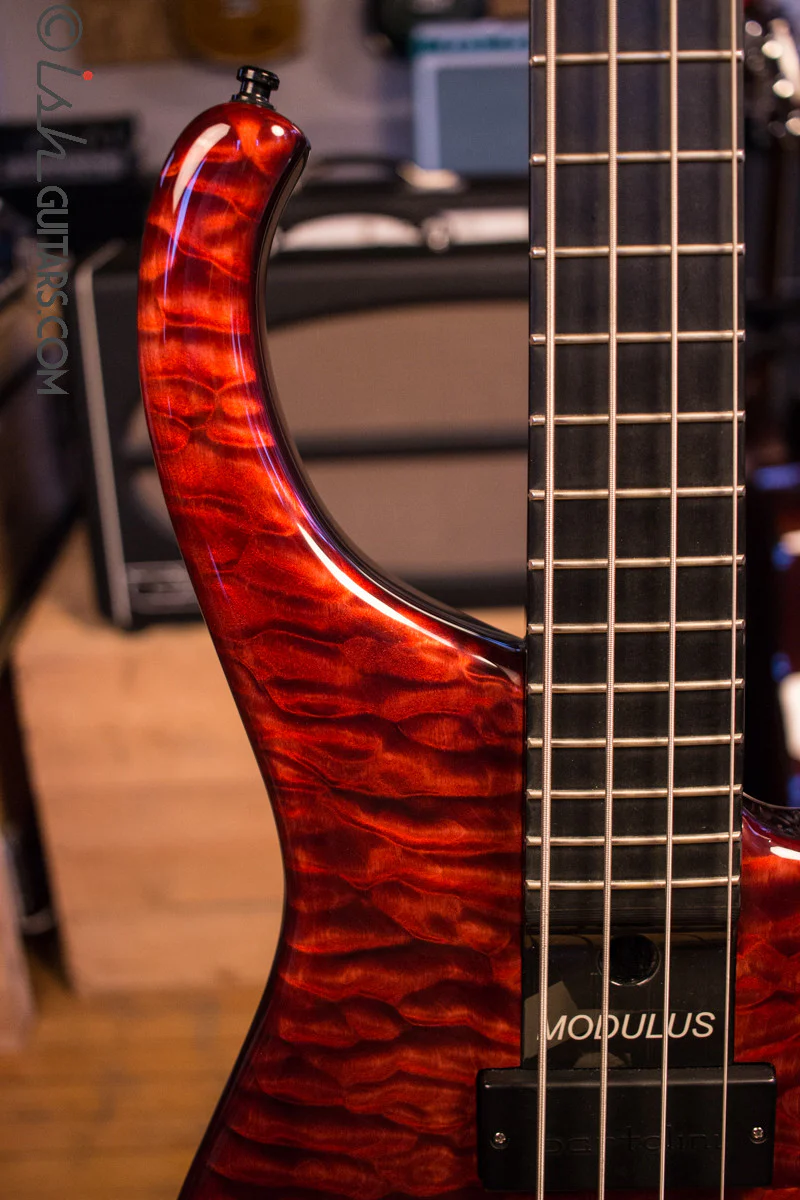 Modulus Quantum 4 String Quilted Maple Top Amazing Condition - Image 3