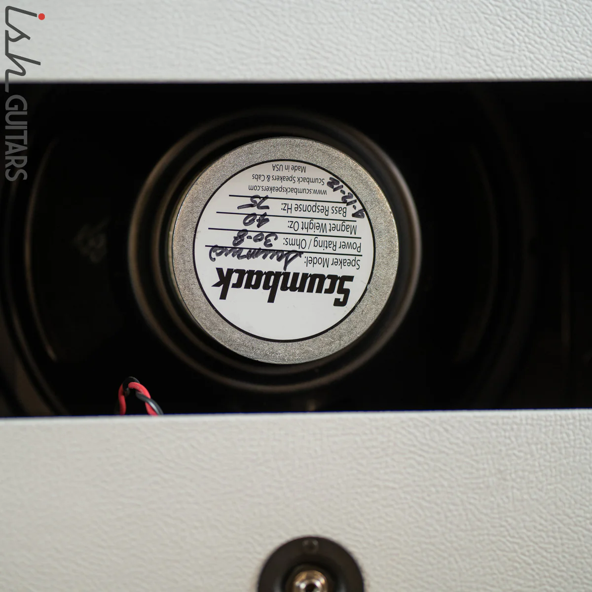 Mojotone 1x12 Cab w/ 8ohm Scumback Speaker White - Image 3