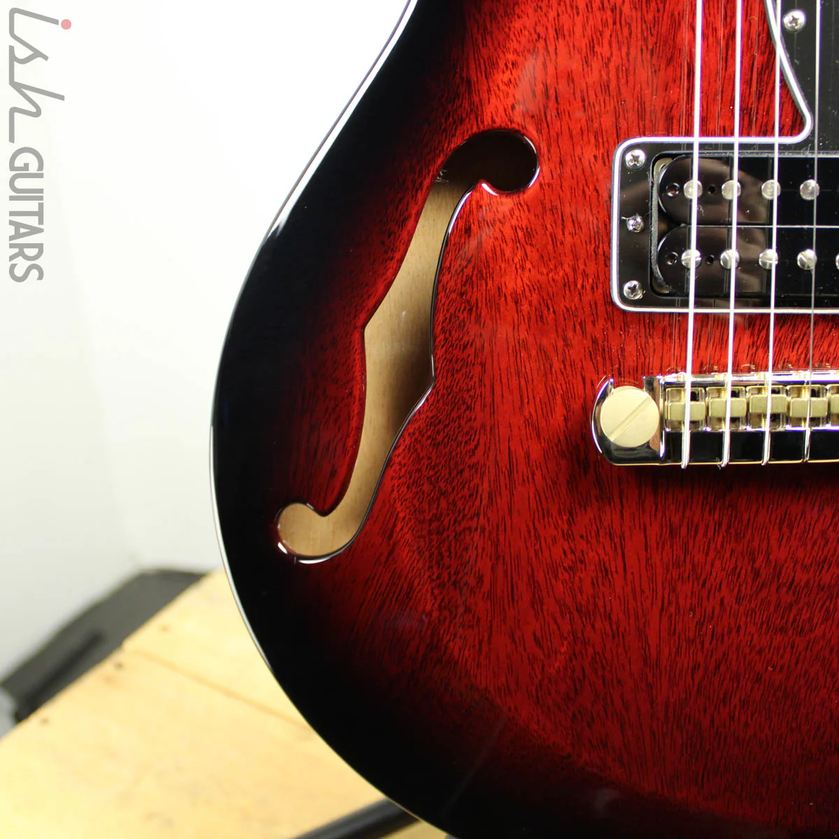2019 PRS S2 Mira Semi-Hollow Vintage Cherry Smokeburst - Image 6