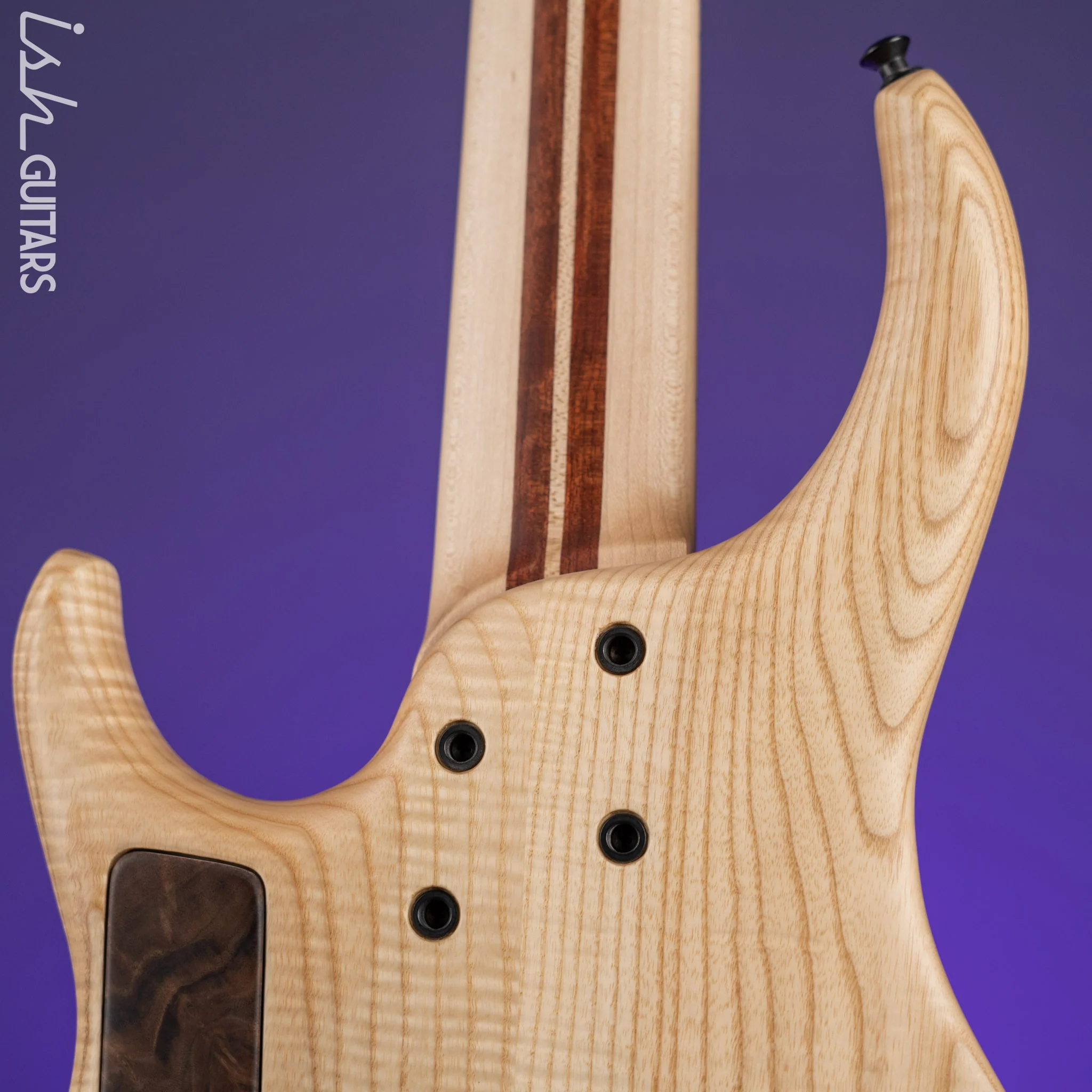 MTD 535-24 5-String Bass Wild Walnut Flamed Ash - Image 8