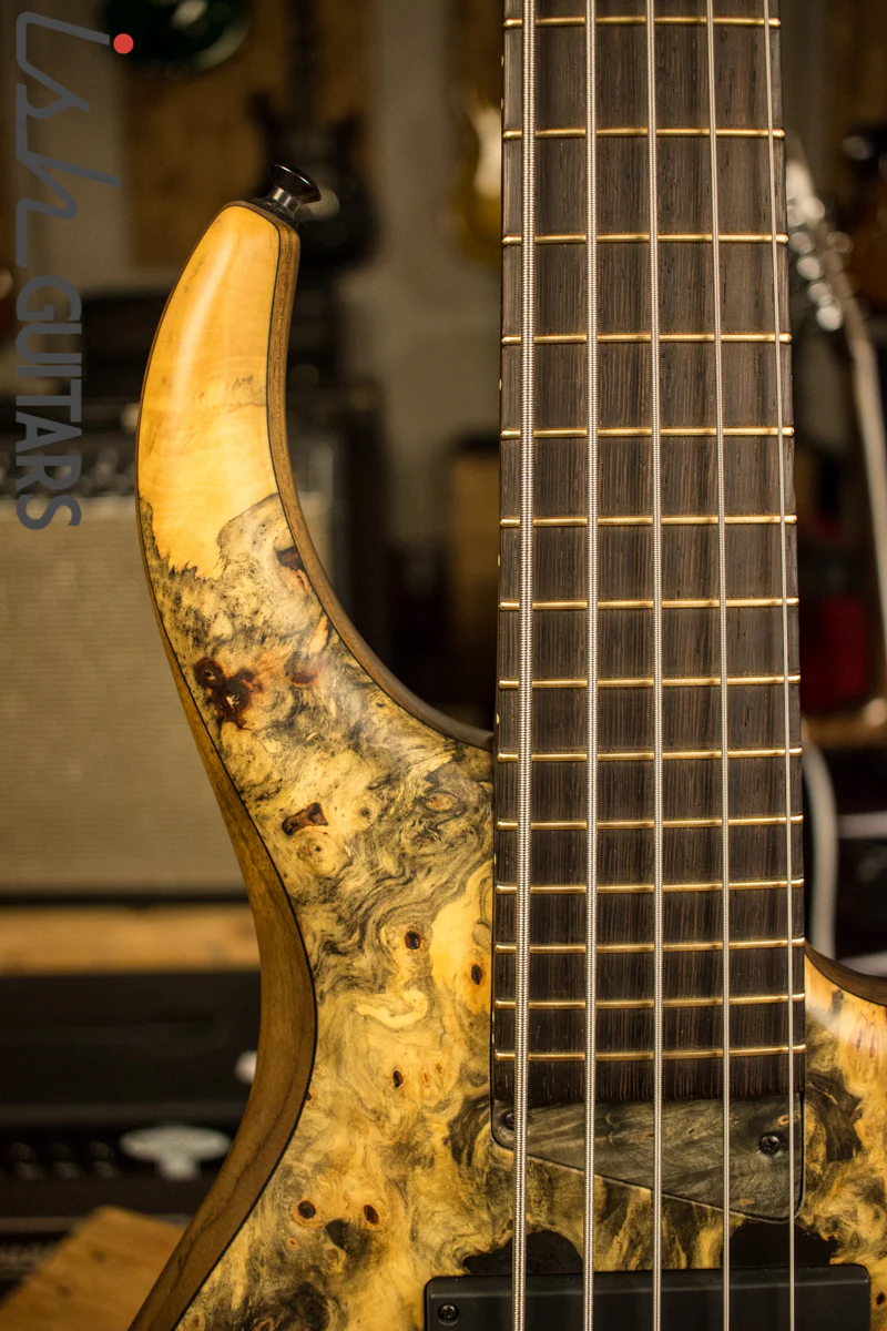 MTD 535-24 Buckeye Burl Bass Guitar - Image 3
