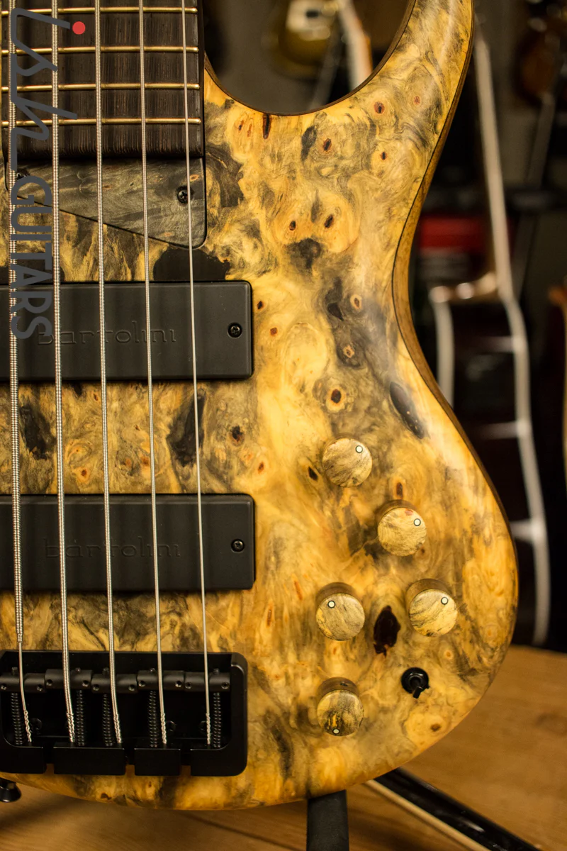 MTD 535-24 Buckeye Burl Bass Guitar - Image 4