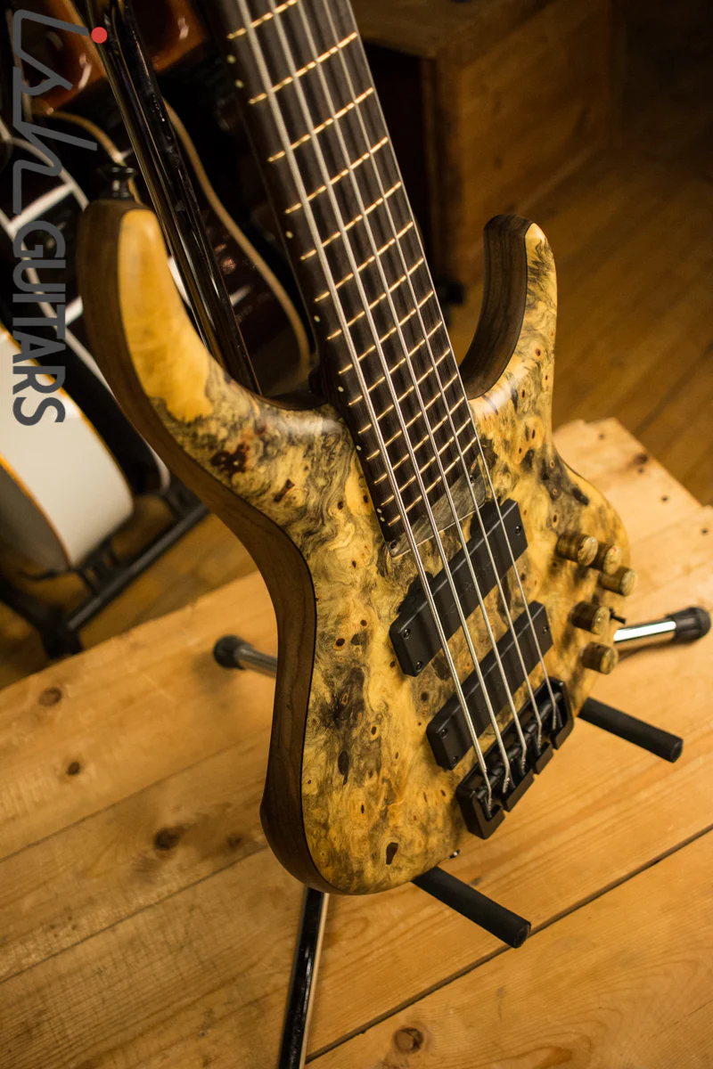 MTD 535-24 Buckeye Burl Bass Guitar - Image 6