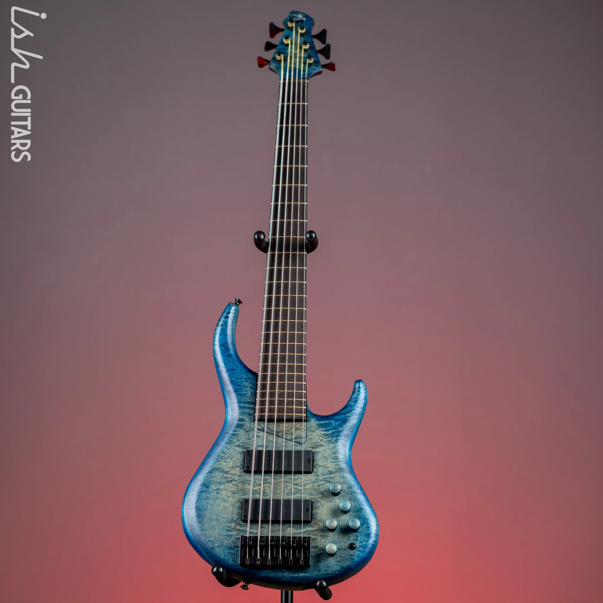 MTD 635-24 6-String Bass NAMM Blue Burst - Image 2