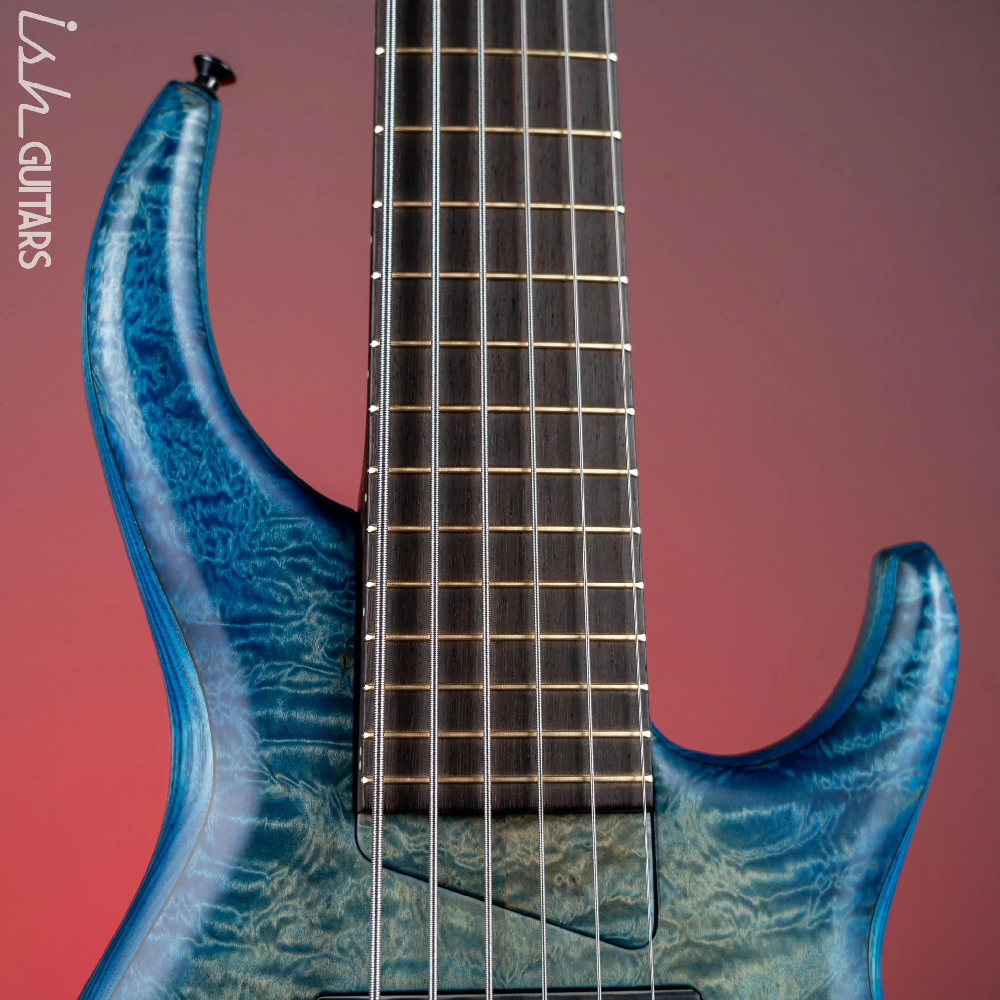 MTD 635-24 6-String Bass NAMM Blue Burst - Image 3