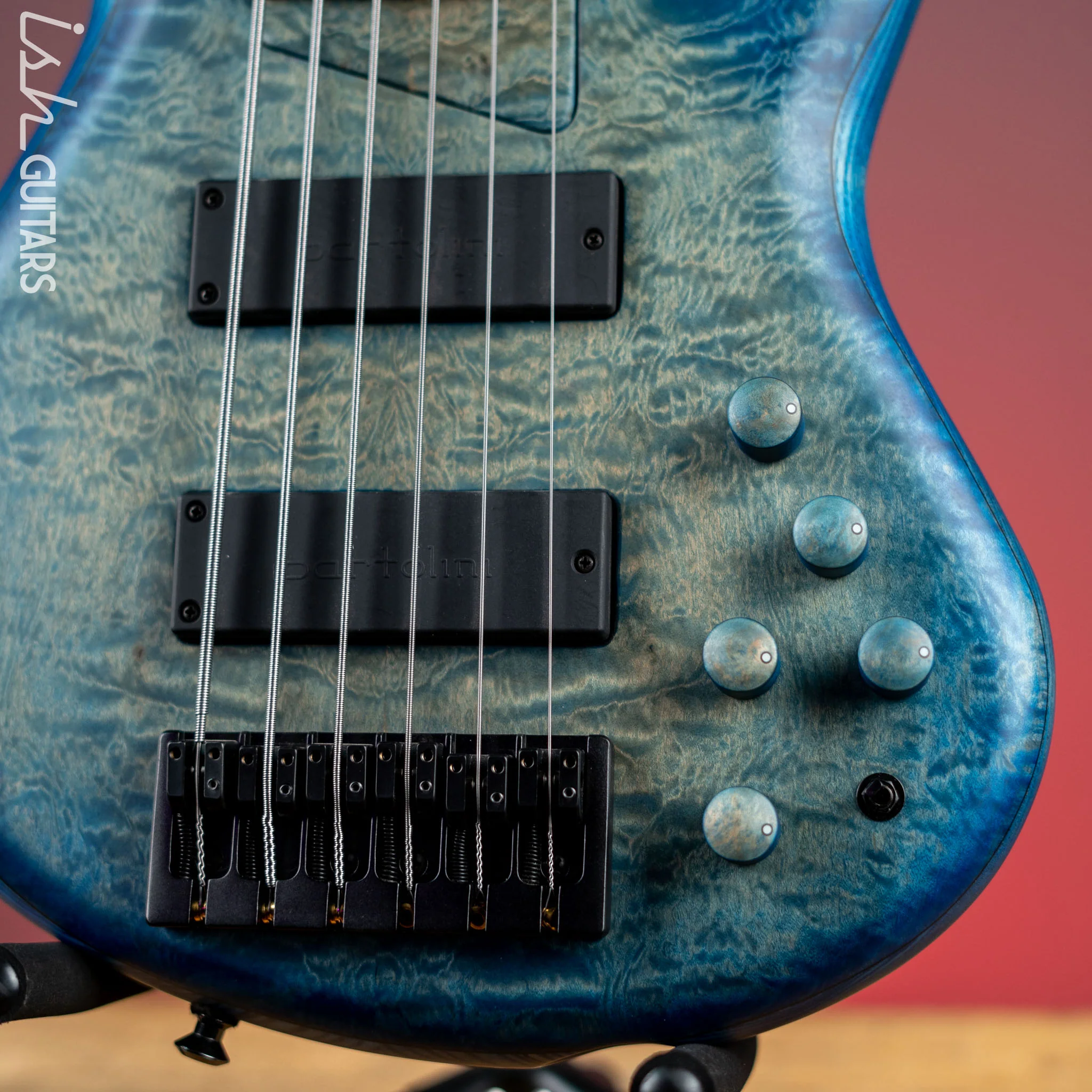MTD 635-24 6-String Bass NAMM Blue Burst - Image 4
