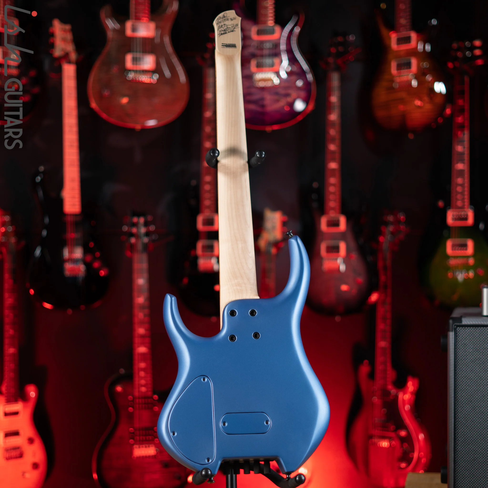 MTD H30D5-24 5-String Short Scale Headless Bass Lake Placid Blue Satin - Image 6