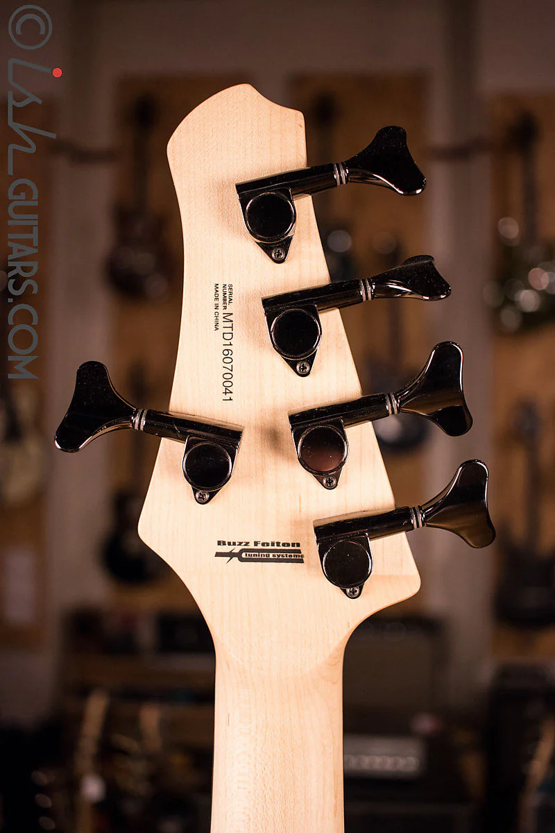 MTD Kingston Super 5 Dr. Brown's Burst Bass Guitar Humbuckers - Image 8