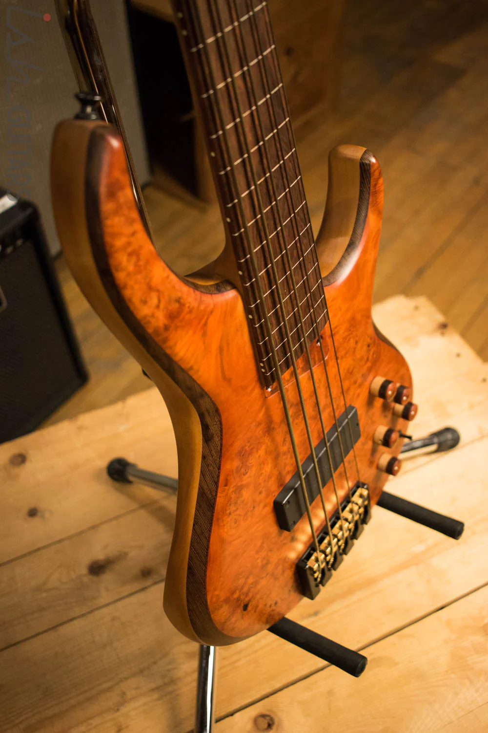 NAMM 2017 MTD 535 Marilyn 5 String Piezo Fretless Bass Guitar - Image 6