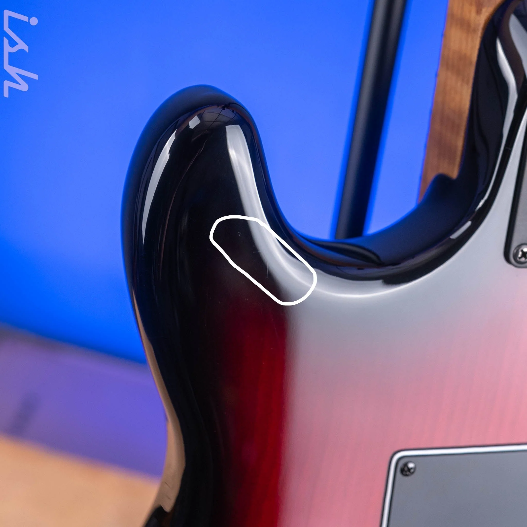 2022 Ernie Ball Music Man Cutlass HT SSS Raspberry Burst - Image 13