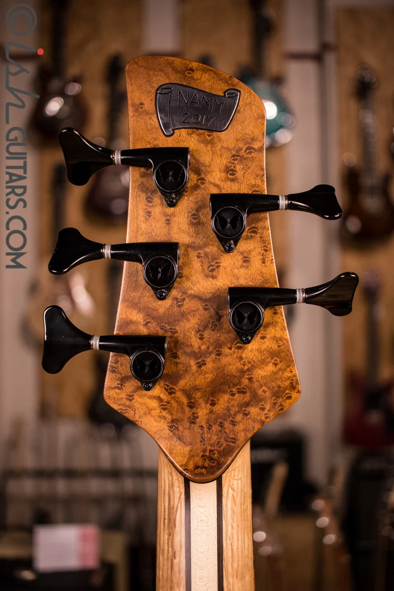 NAMM 2017 Fodera Macassar Ebony Emperor II 5 Elite - Image 11