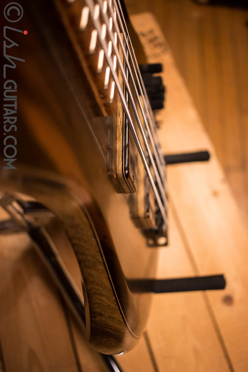NAMM 2017 Fodera Macassar Ebony Emperor II 5 Elite - Image 13