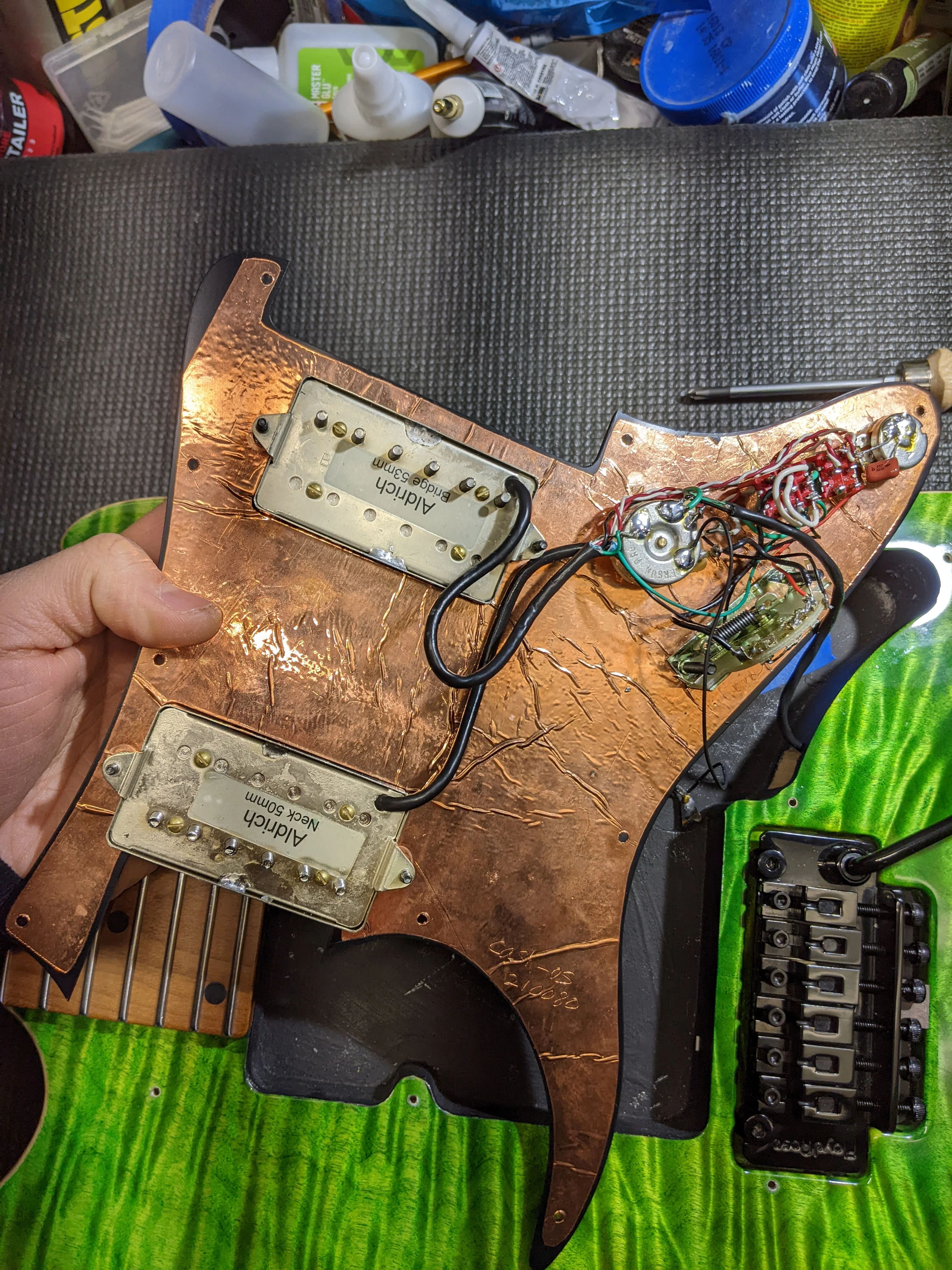 2020 Tom Anderson Guardian Angel Gamma Green NAMM - Image 16