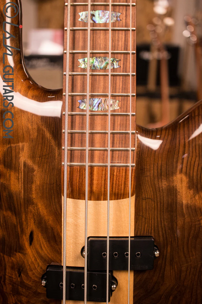 NAMM Spector NS-2 Water Cured Redwood Gloss Bass Guitar - Image 5