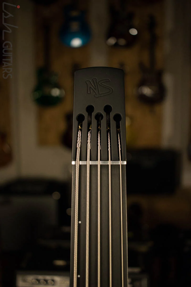 NS Designs CR5 Radius Electric Bass 5 String Fretless Piezo - Image 5