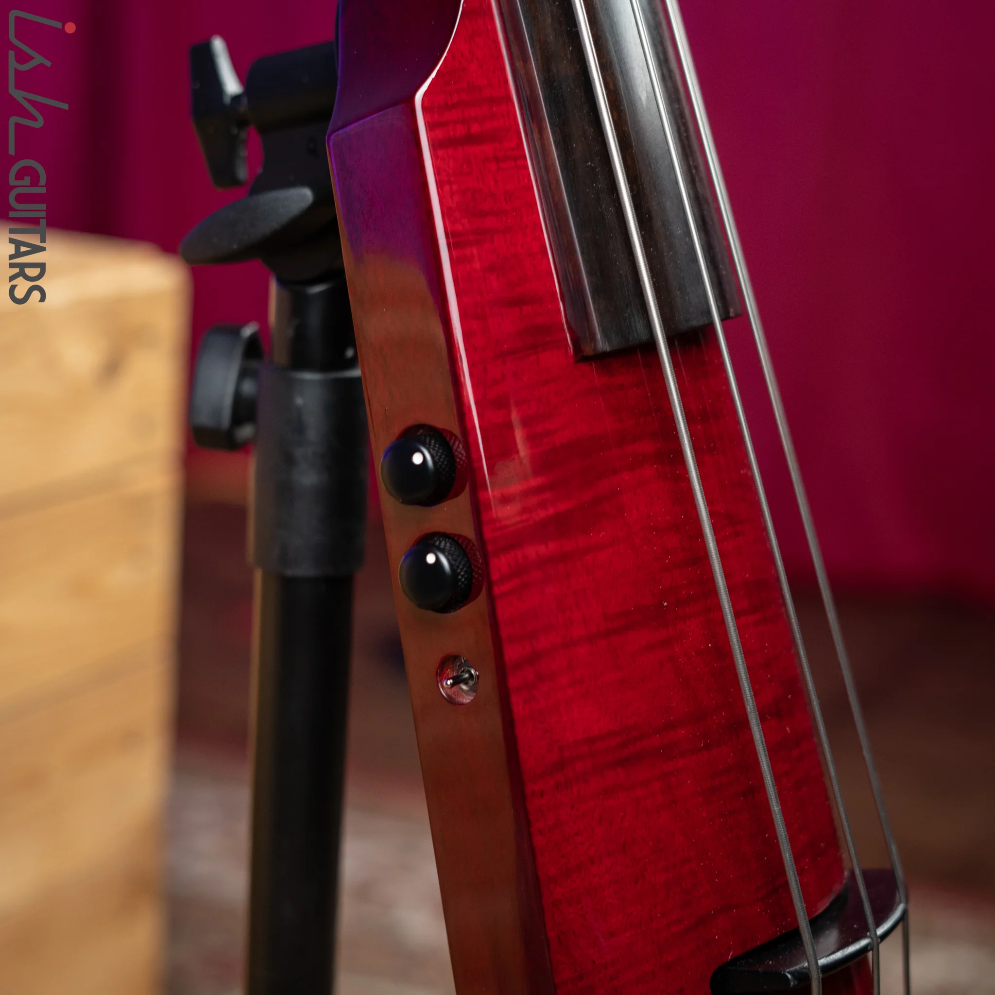 NS Design Wav 4 Electric Upright Bass Cherry - Image 4