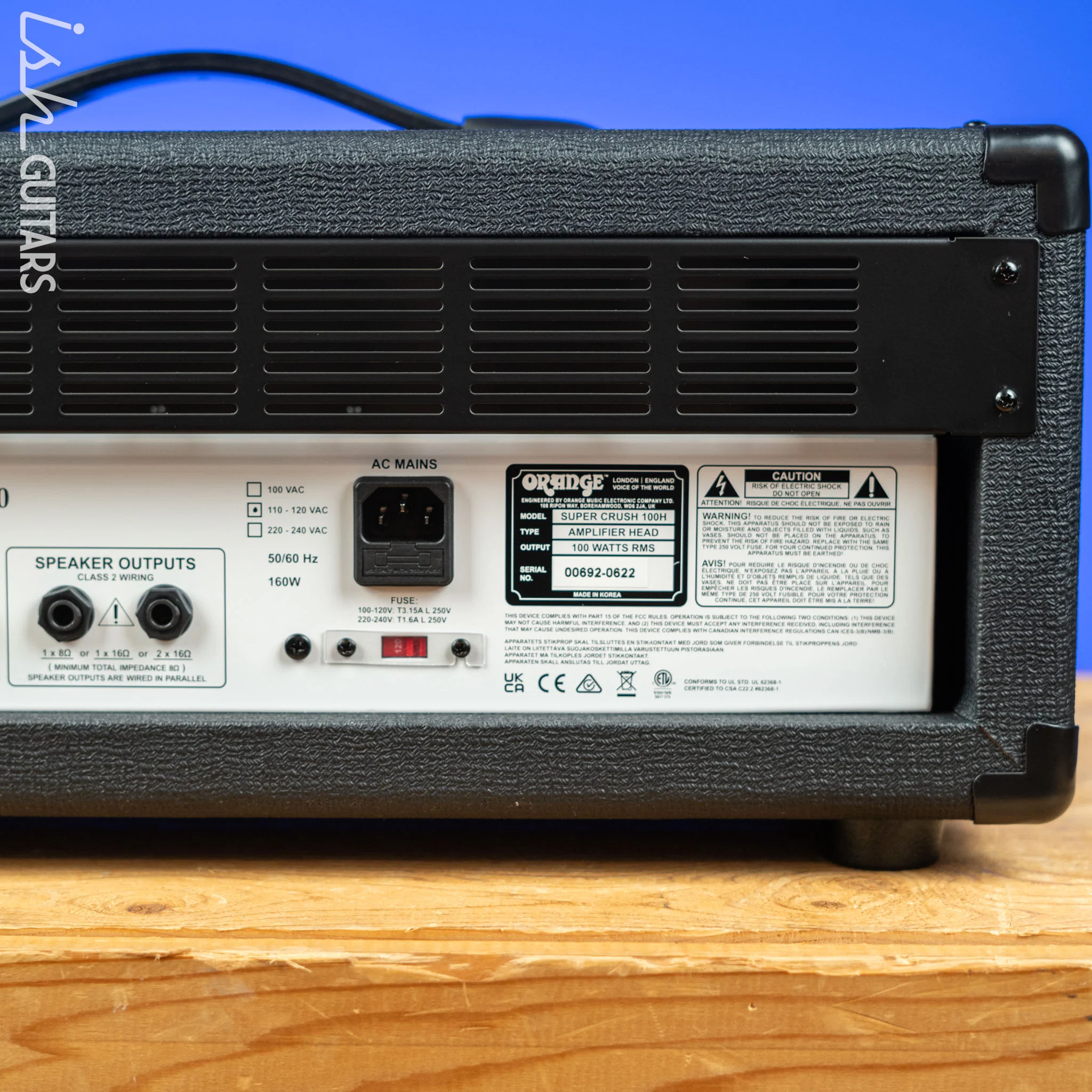 Orange Super Crush 100 Amplifier Head - Image 7