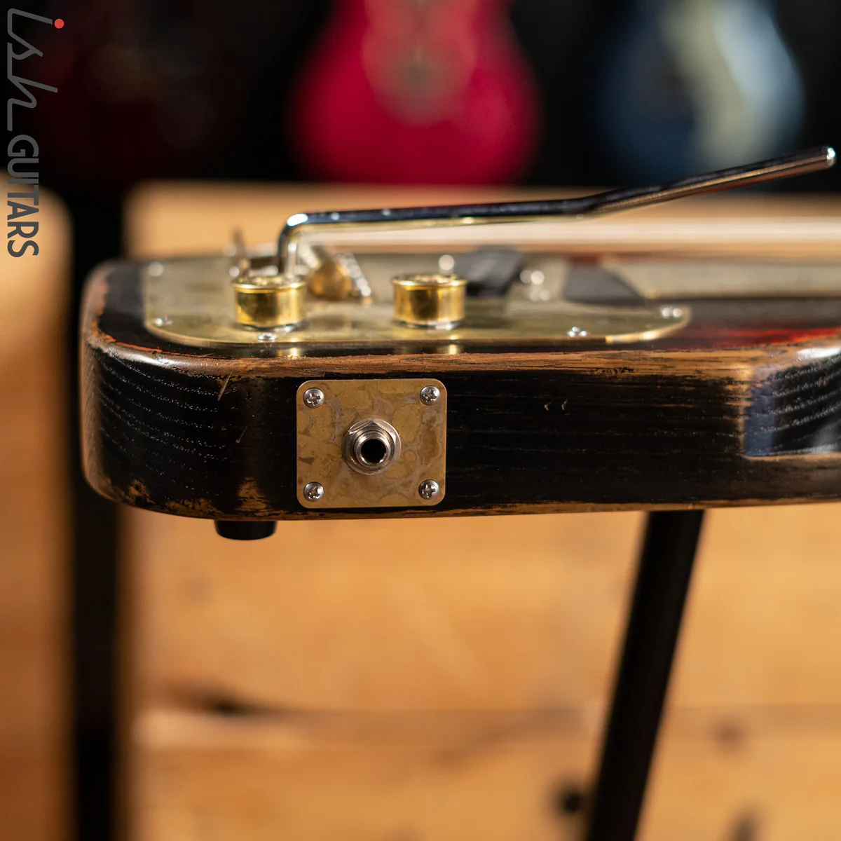 Paoletti Lap Steel Guitar Tremolo PWLS02 Three Tone Sunburst - Image 8