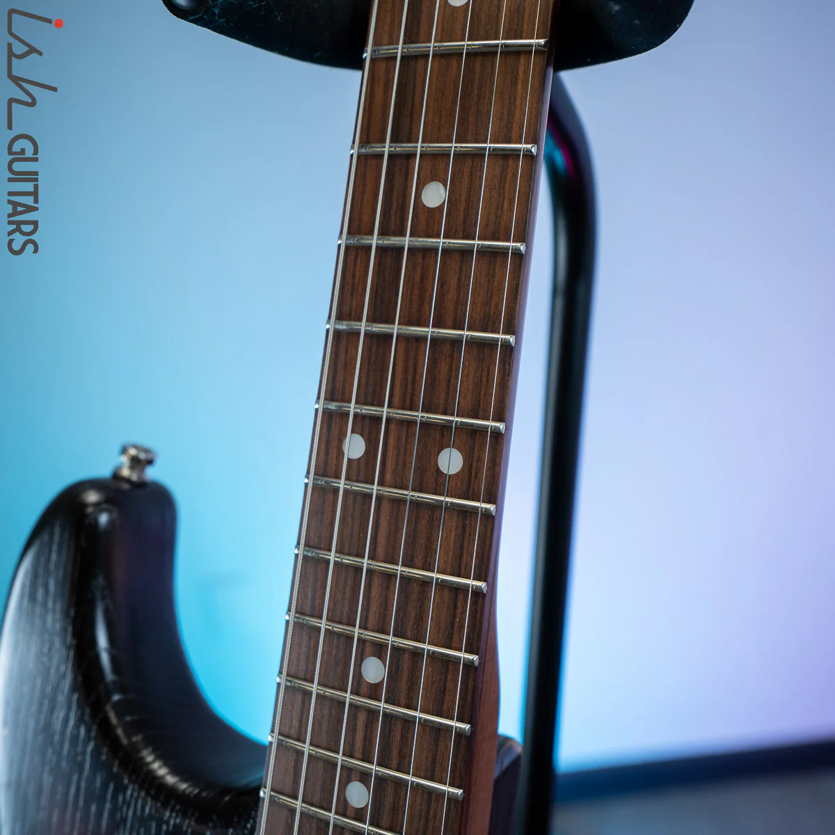 Paoletti Stratospheric Loft Pickled Finish 3 Tone Burst - Image 6