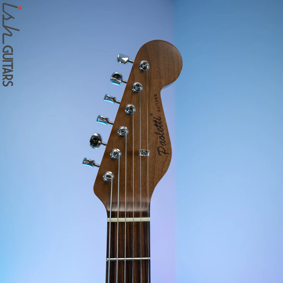 Paoletti Stratospheric Loft Pickled Finish 3 Tone Burst - Image 7