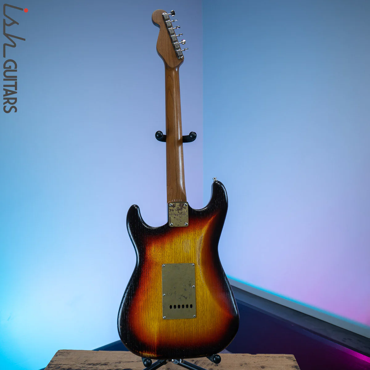 Paoletti Stratospheric Loft Pickled Finish 3 Tone Burst - Image 8
