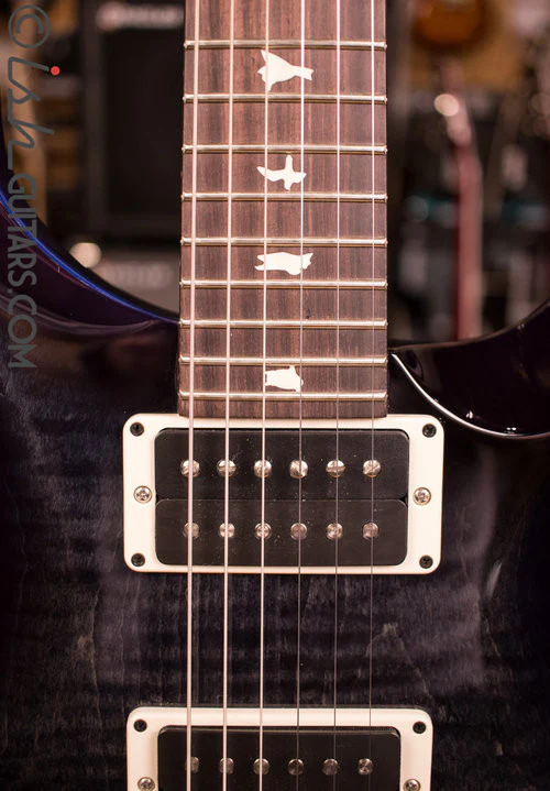 Paul Reed Smith CE24 Custom Color Grey Black Blue Burst - Image 5