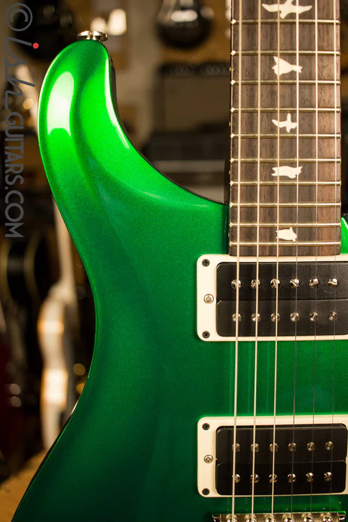 Paul Reed Smith CE24 Custom Color Metallic Green with Green Stained Binding - Image 3