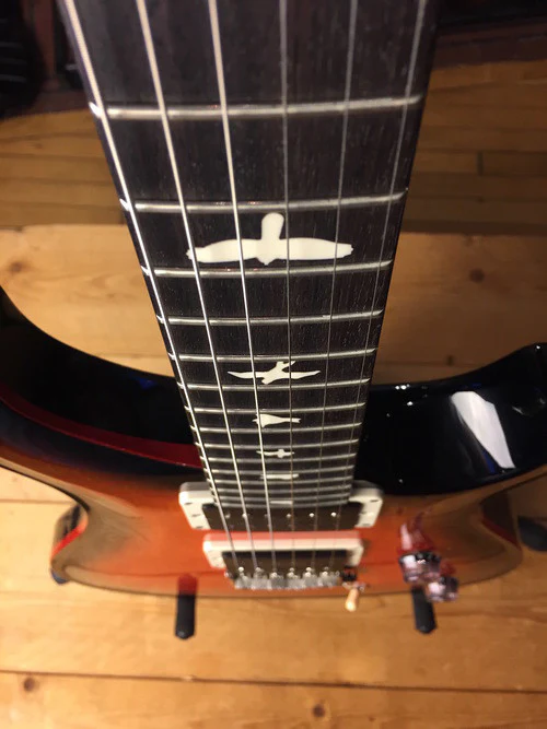 Paul Reed Smith CE24 Orange Burst CUSTOM color Orange Binding Matte Black Neck - Image 6