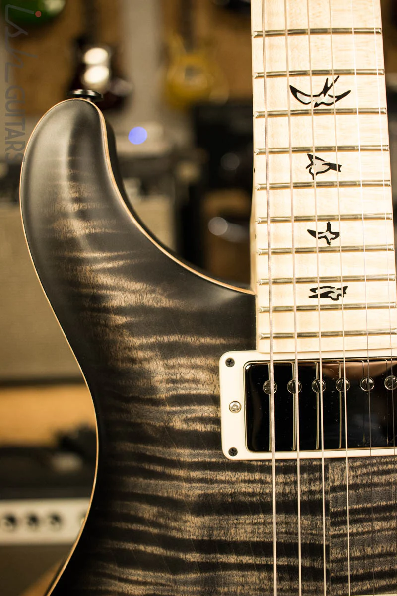Paul Reed Smith Wood Library Hollowbody I Satin Charcoalburst with Maple Neck - Image 3