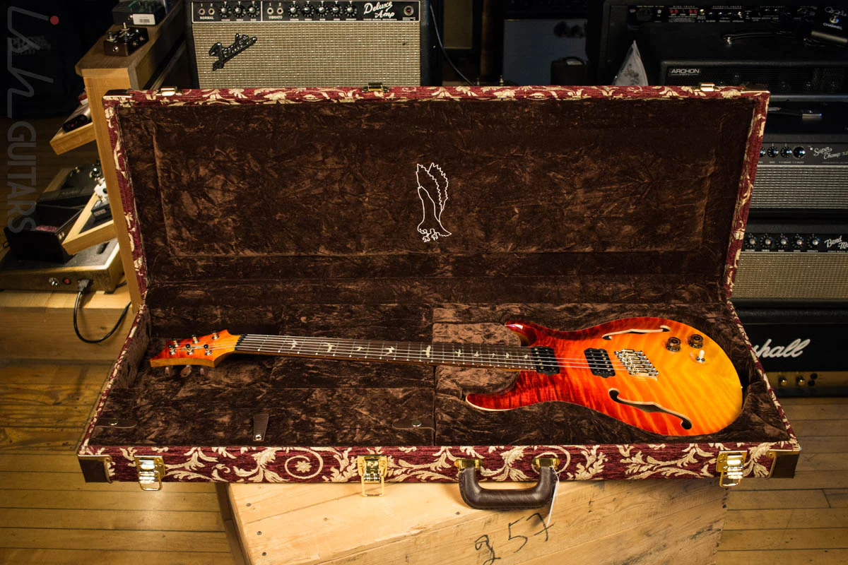 2018 Paul Reed Smith PRS Private Stock Custom 24 Multi Scale "Spirit" Double Semi-Hollow (DEMO VIDEO) - Image 10