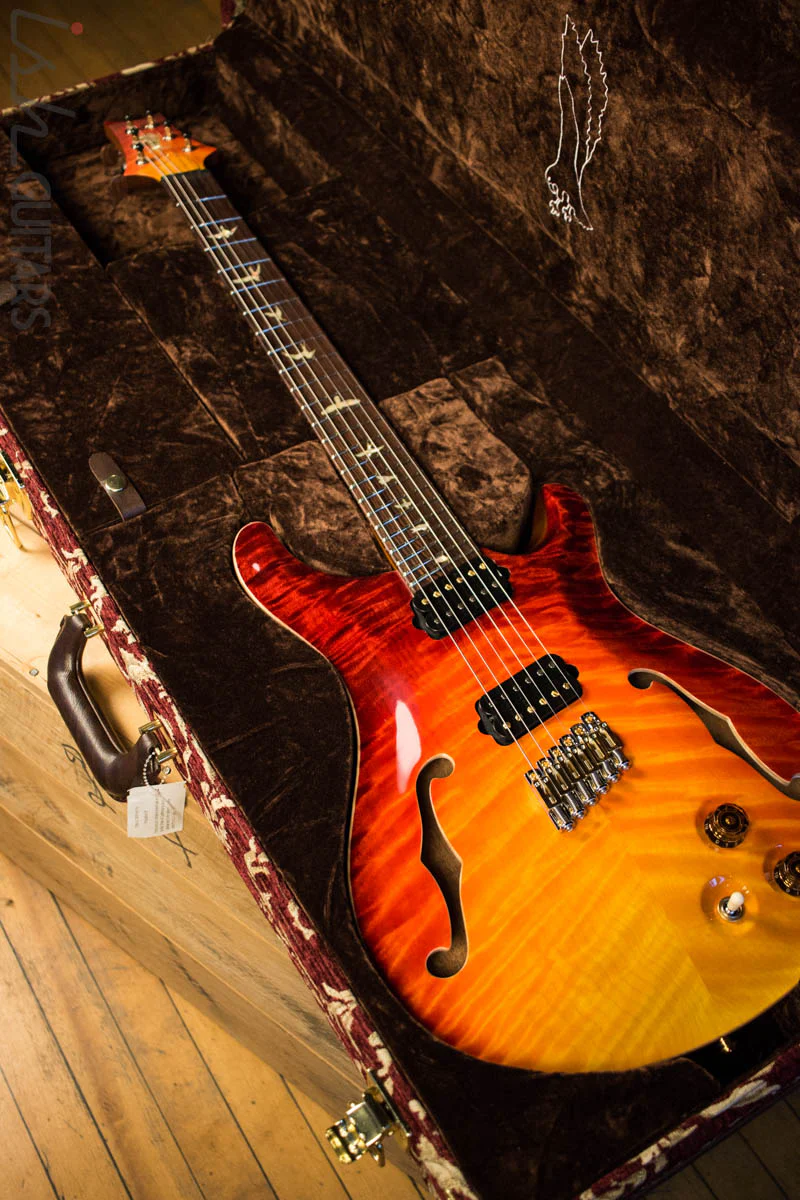 2018 Paul Reed Smith PRS Private Stock Custom 24 Multi Scale "Spirit" Double Semi-Hollow (DEMO VIDEO) - Image 11