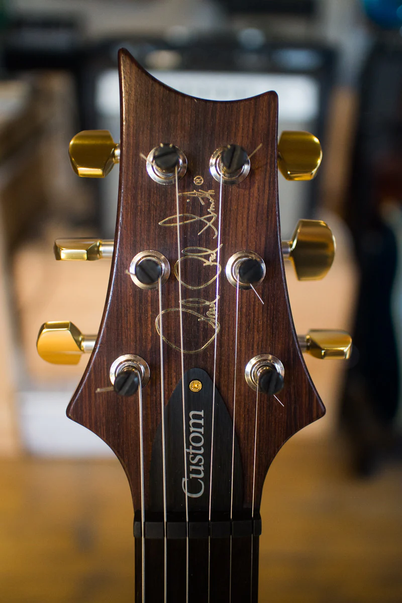 Paul Reed Smith PRS Custom 24 Wood Library Quilt 2013 Fade Brazilian Rosewood Fretboard - Image 5
