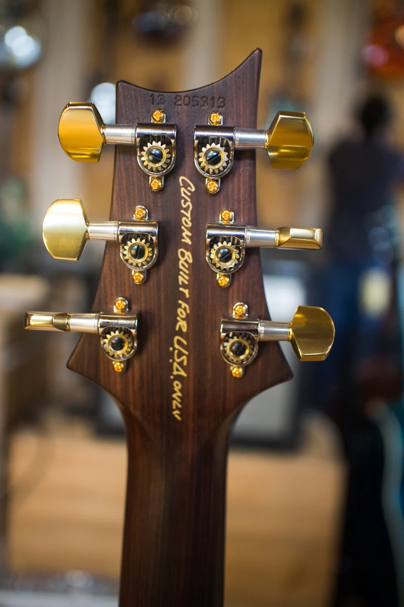 Paul Reed Smith PRS Custom 24 Wood Library Quilt 2013 Fade Brazilian Rosewood Fretboard - Image 7