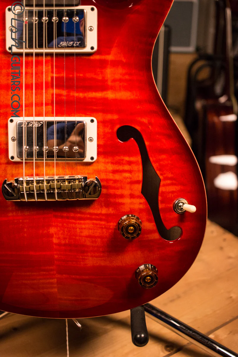 Paul Reed Smith PRS Hollowbody II HBII Blood Orange - Image 4