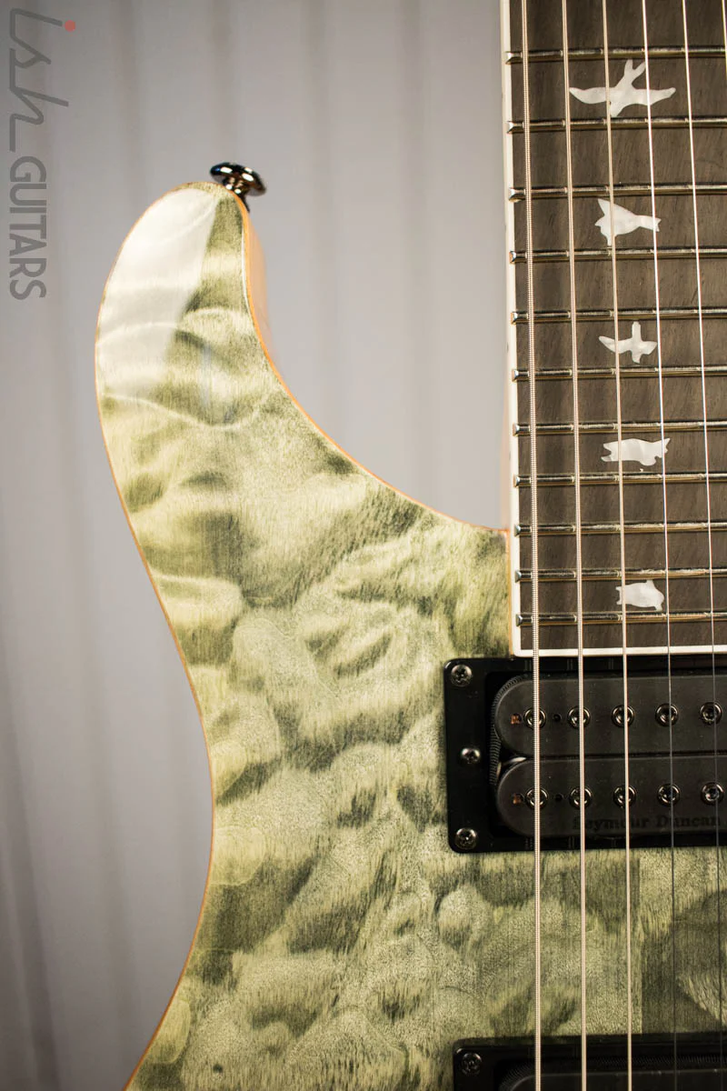 Paul Reed Smith PRS Mark Holcomb SE Quilted Maple Trampas Green Ish Guitars Exclusive #21 (DEMO VIDEO) - Image 3