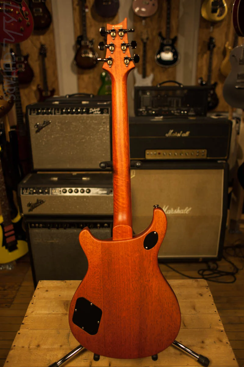 Paul Reed Smith PRS B-Stock McCarty 594 Semi-Hollow Wood Library Korina Neck Ebony Fretboard Korina Back  Faded McCarty Sunburst Satin Finish - Image 7