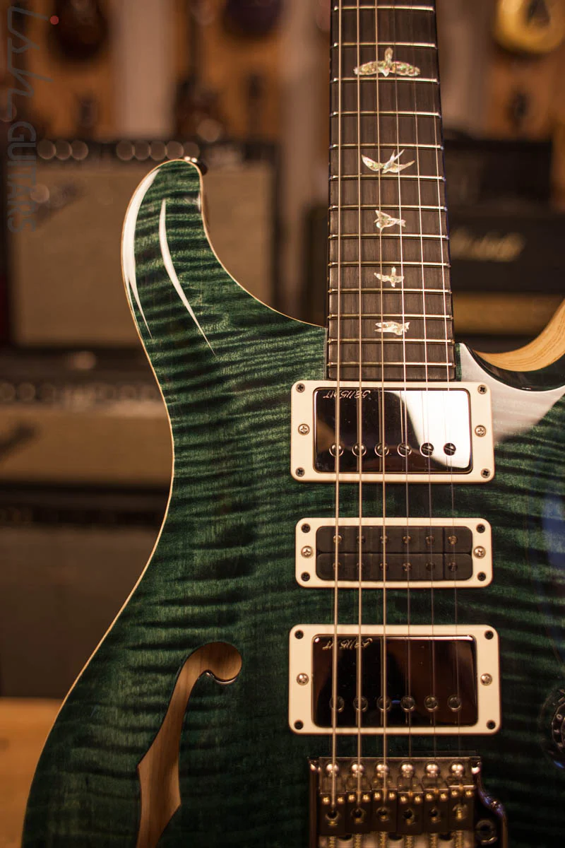 Paul Reed Smith PRS Special 22 Semi-Hollow Wood Library Artist Top Swamp Ash Back Black Slate - Image 3