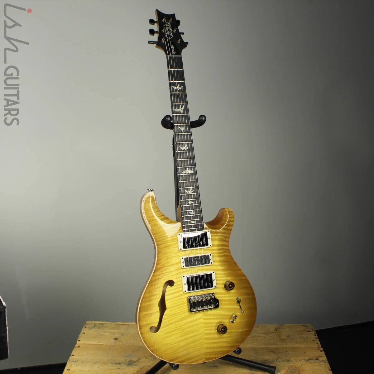 Paul Reed Smith PRS Special 22 Semi-Hollow Wood Library Artist Top Swamp Ash Back Livingston Lemondrop - Image 2