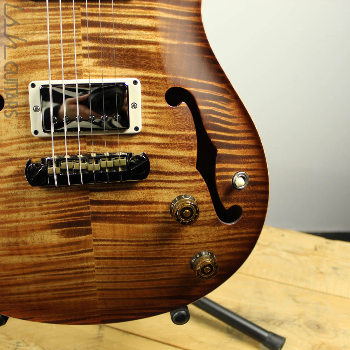 Paul Reed Smith Wood Library Hollowbody I 10 Top Copperhead Burst - Image 4