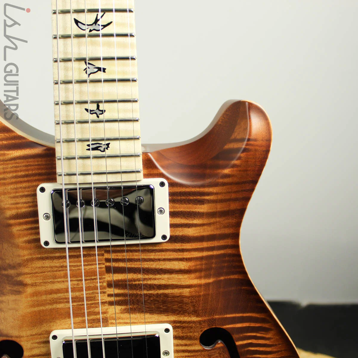Paul Reed Smith Wood Library Hollowbody I 10 Top Copperhead Burst - Image 5
