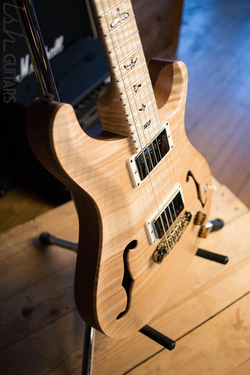 Paul Reed Smith Wood Library Hollowbody I Natural One Piece Top w/ Flamed Maple Neck - Image 6