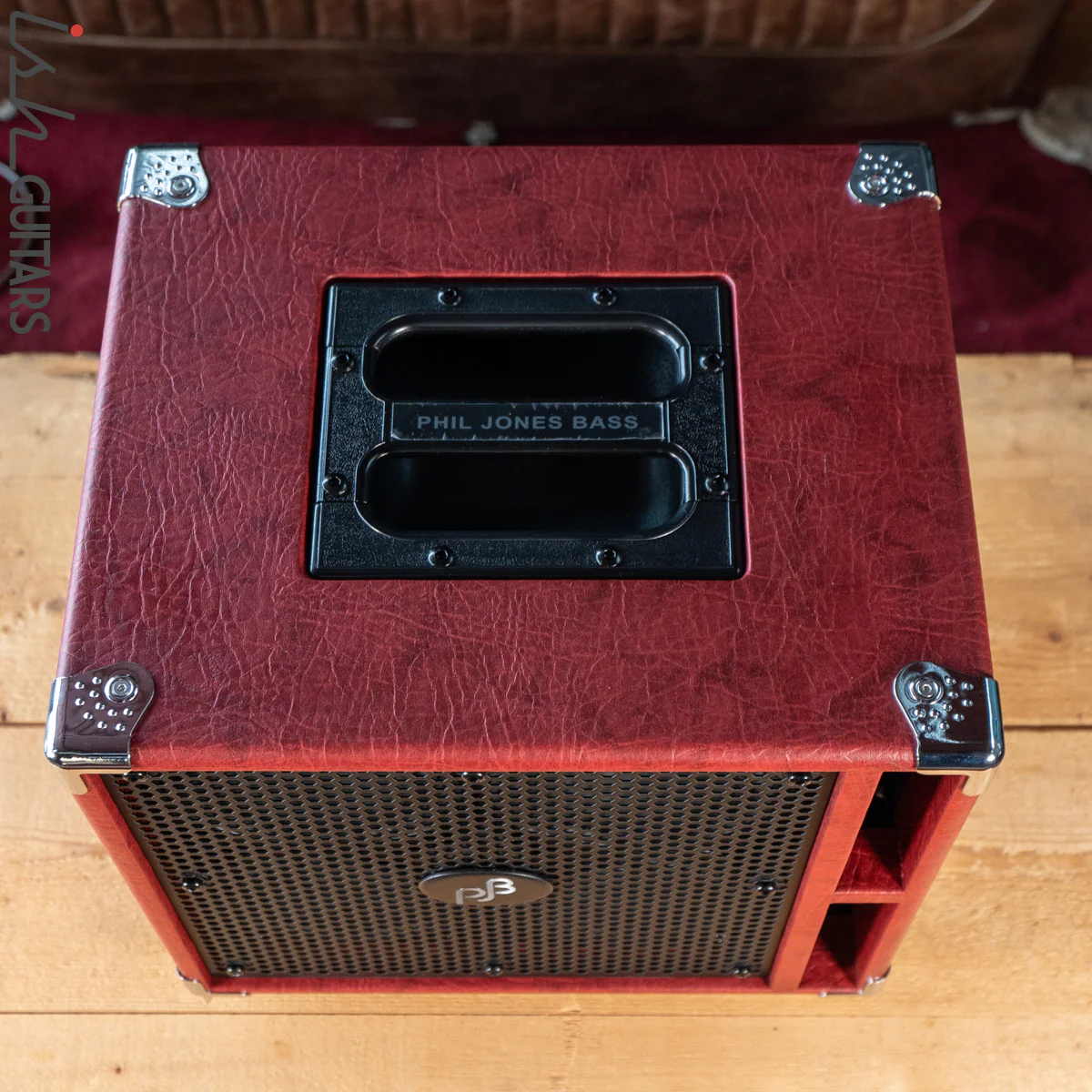 Phil Jones Bass Compact-4 400W Speaker Cabinet Red - Image 3
