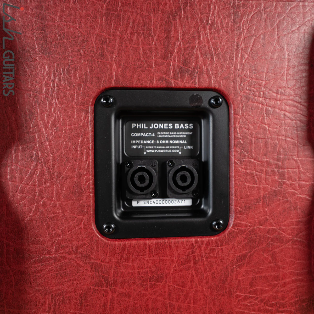 Phil Jones Bass Compact-4 400W Speaker Cabinet Red - Image 4