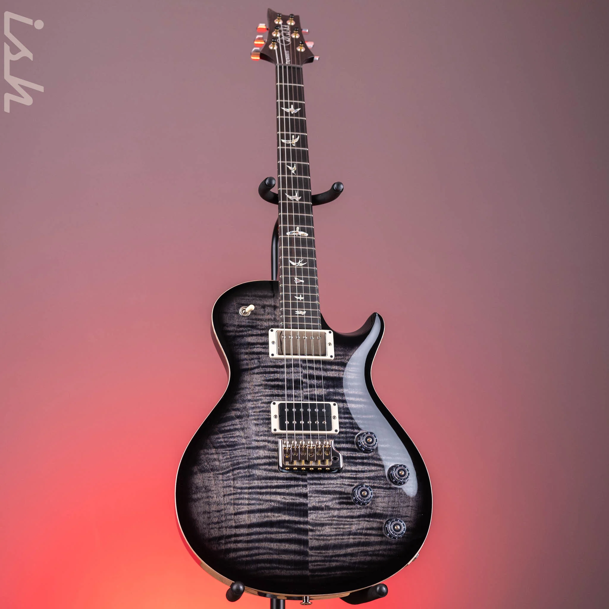 2024 PRS Mark Tremonti Signature Electric Guitar Charcoal Contour Burst Tremolo - Image 2