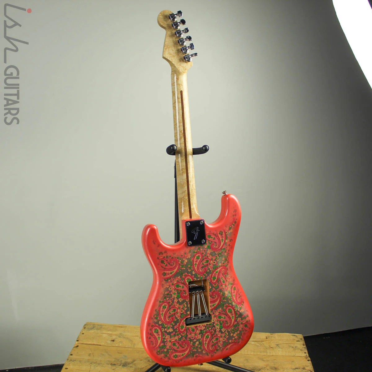 1990s/2000s CIJ Fender Pink Paisley Stratocaster Warmoth Neck Strat Electric Guitar - Image 8