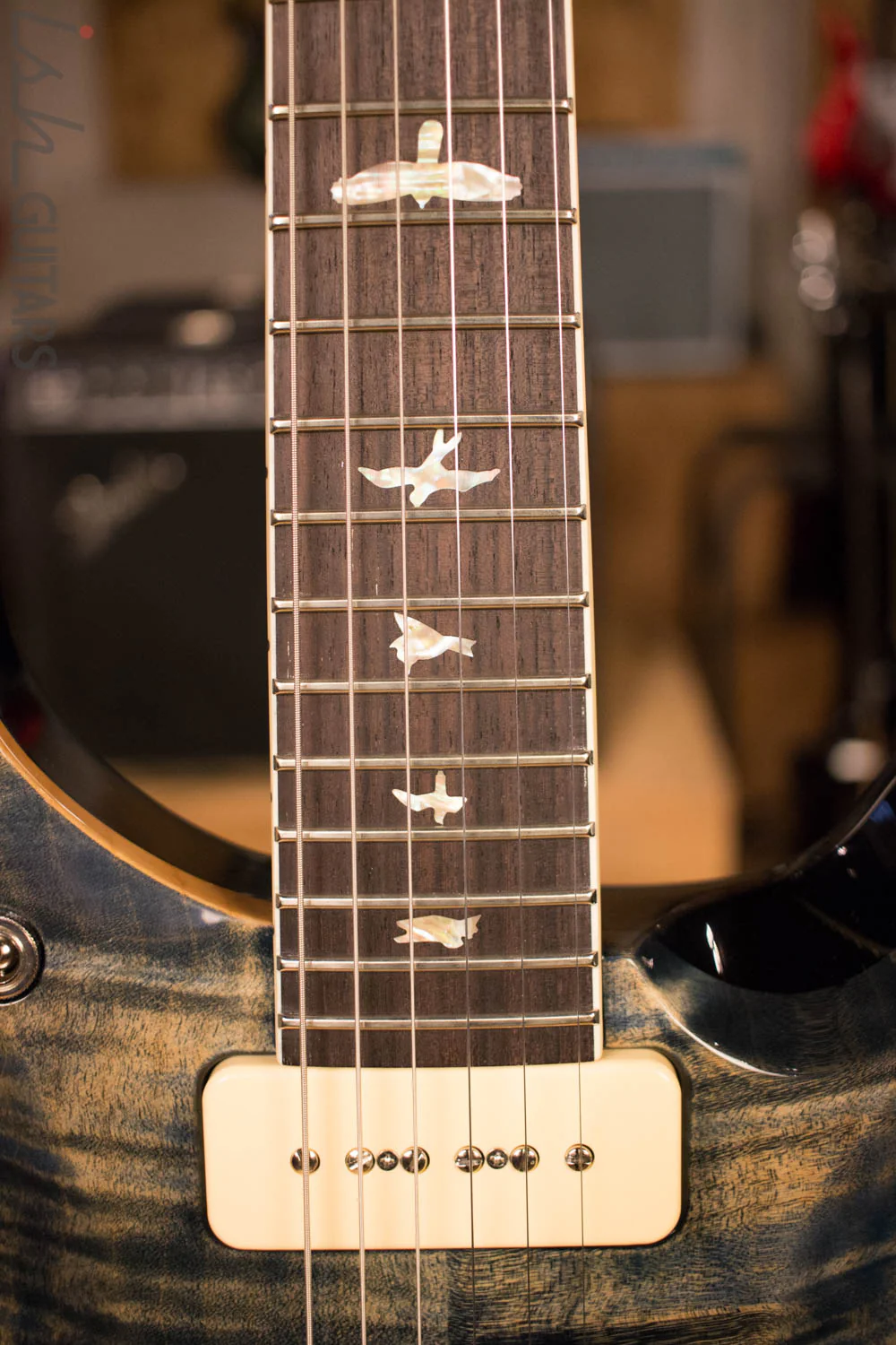 Paul Reed Smith McCarty 594 Soapbar 10 Top Limited Edition Faded Whale Blue - Image 5