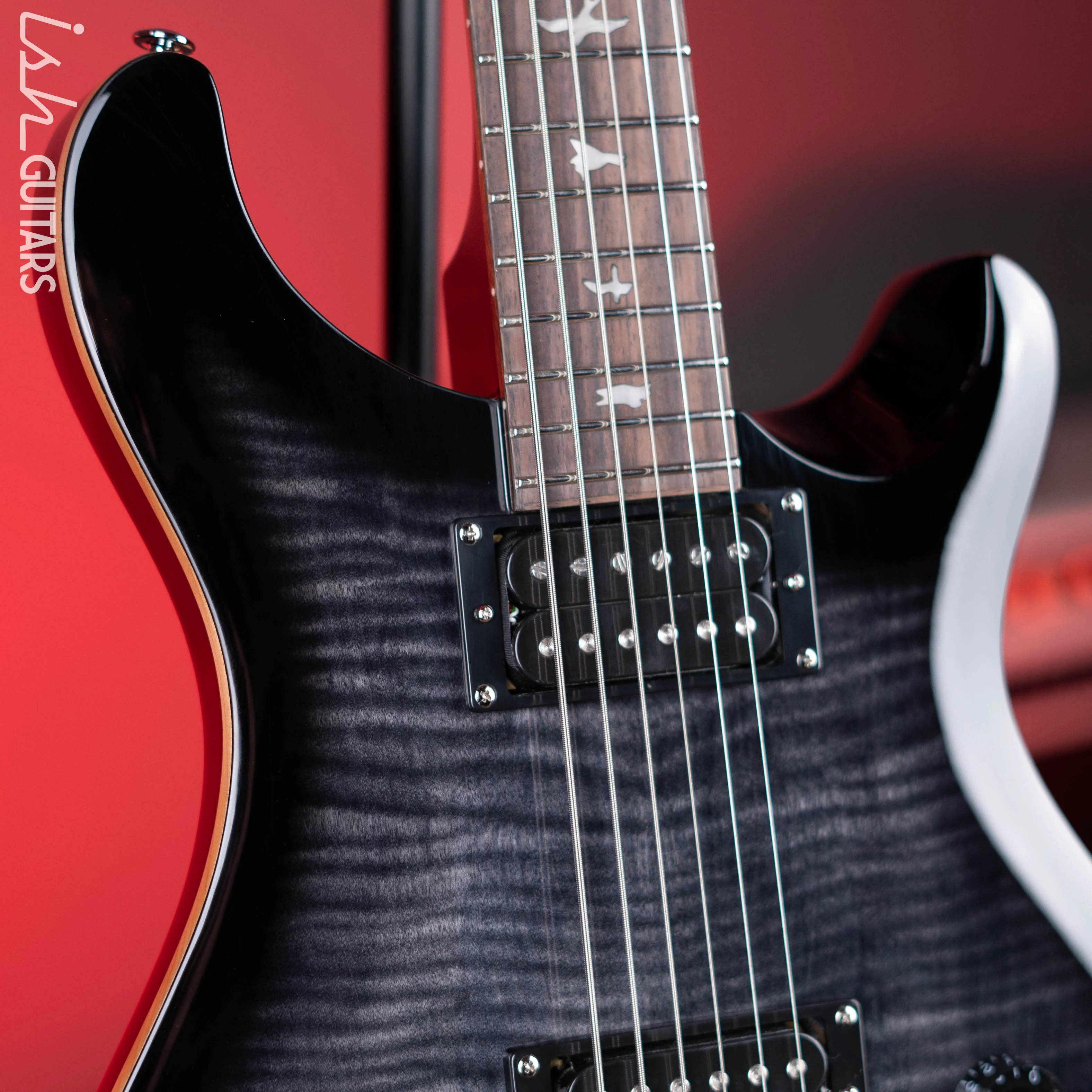 PRS SE 277 Baritone Charcoal Burst - Image 3