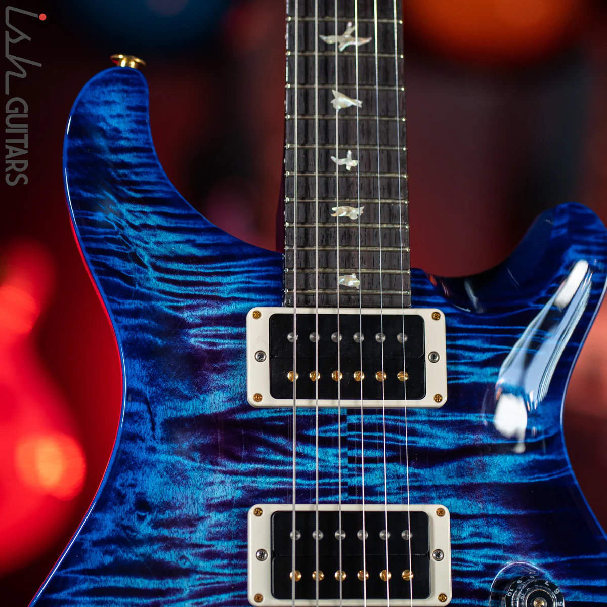 PRS 35th Anniversary Custom 24 Aqua Blue Wrap 10 Top - Image 3